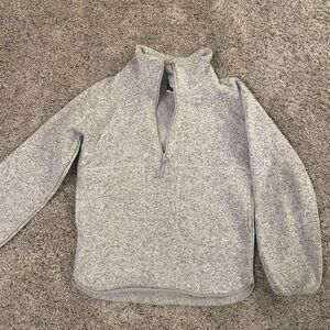 Old Navy Gray Quarter-Zip Pullover- Kids size 10/12